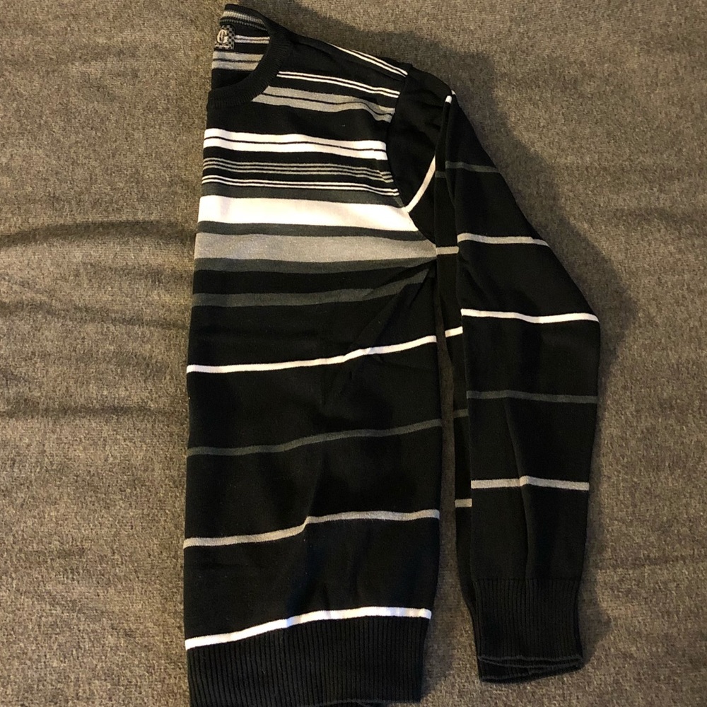 XG Striped Crew Neck Sweater.